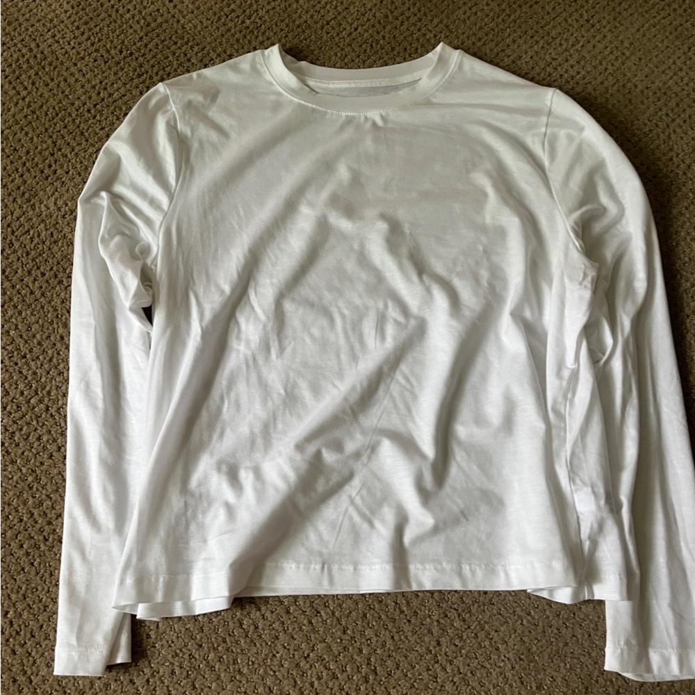 A New Day women’s white long sleeve shirt size large